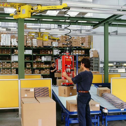 Manipulator für Kartonhandling - DALMEC - pneumatisch / mit Saugnapf / für Karton