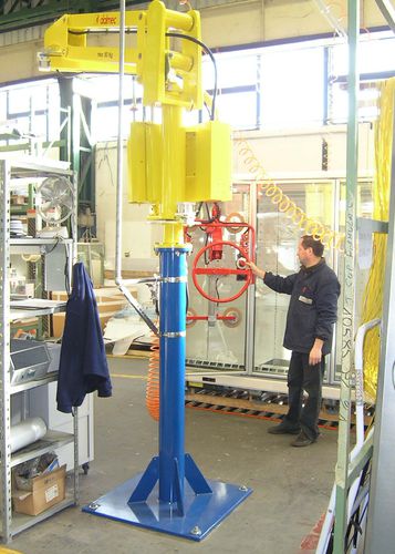 Manipulator für Glas - DALMEC - pneumatisch / mit Saugnapf / Umschlag