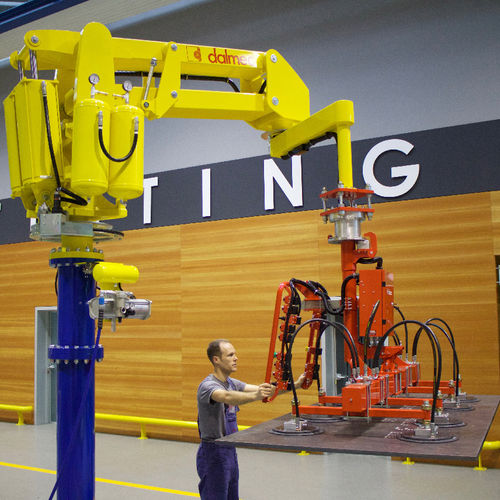Pneumatischer Manipulator - DALMEC - mit Saugnapf / für Blech / für mechanische Bauteile