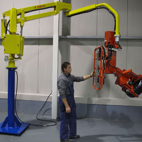 Pneumatischer Manipulator - DALMEC - mit Greifsystem / für mechanische Bauteile / Umschlag