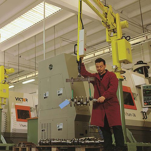 Manipulator für mechanische Bauteile - DALMEC - pneumatisch / mit Haken / Säulen