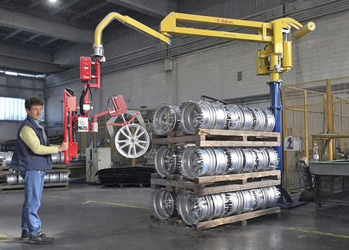 Manipulator für Gießereien - DALMEC - pneumatisch / mit Greifsystem / Umschlag