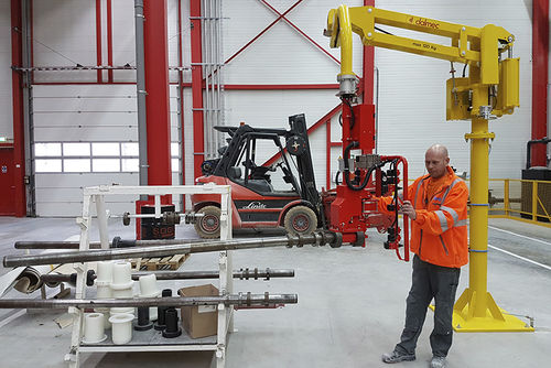 Pneumatischer Manipulator - DALMEC - mit Greifsystem / Umschlag / für Spulen-Handling
