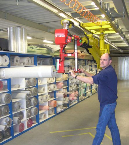 Pneumatischer Manipulator - DALMEC - mit Greifsystem / für Textilien / für Spulen-Handling