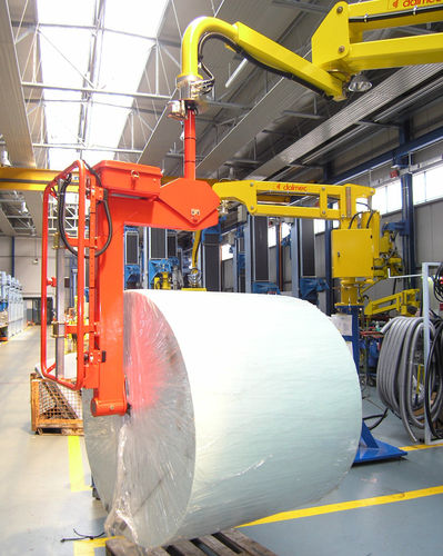 Pneumatischer Manipulator - DALMEC - mit Greifsystem / für Textilien / für Spulen-Handling