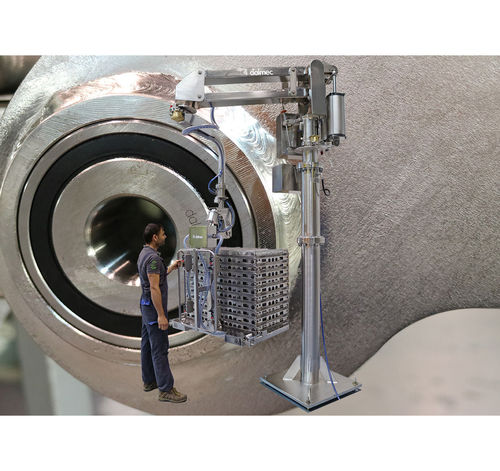 Pneumatischer Manipulator - DALMEC - mit Greifsystem / für Lebensmittel / Umschlag