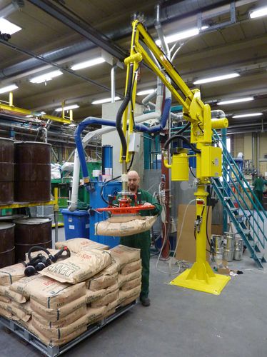 Manipulator für Säcke - DALMEC - pneumatisch / mit Saugnapf / Umschlag