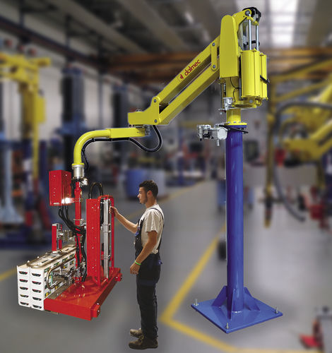 Manipulator für Lebensmittel - DALMEC - pneumatisch / Gabel / Positionierung