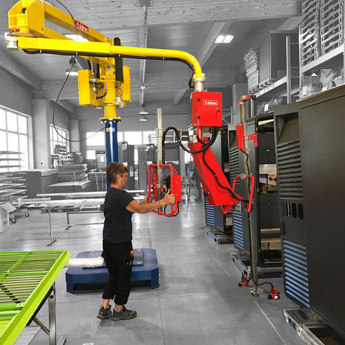 Manipulator für Kühlanwendungen - DALMEC - pneumatisch / Spannsystem / Umschlag