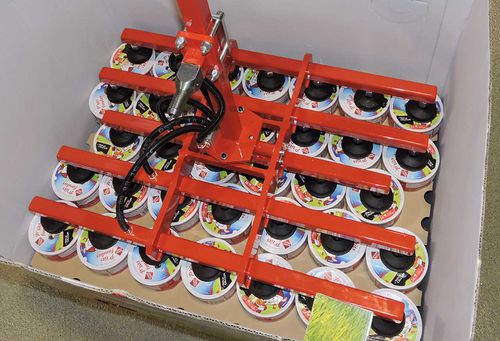 Manipulator für Käse - DALMEC - pneumatisch / mit Saugnapf / Umschlag