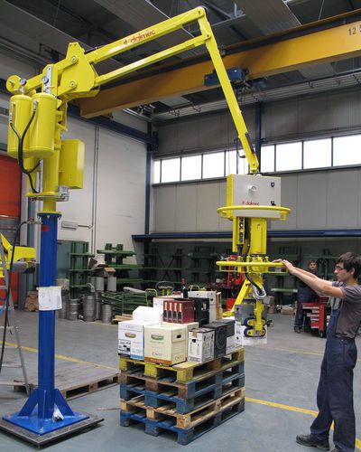 Flaschenmanipulator - DALMEC - pneumatisch / mit Greifsystem / mit Saugnapf