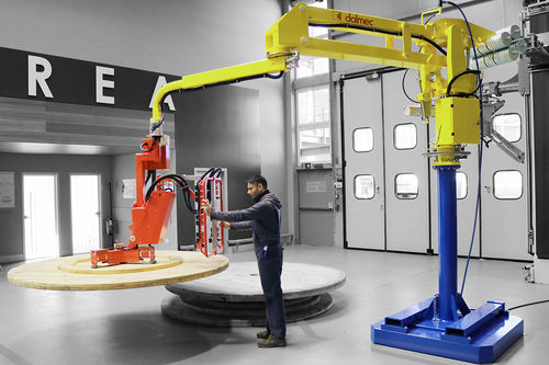 Pneumatischer Manipulator - DALMEC - mit Saugnapf / für Holz / Umschlag