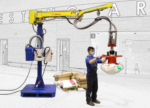 Elektrischer Manipulator - DALMEC - mit Saugnapf / mit Vakuum / zum Anheben