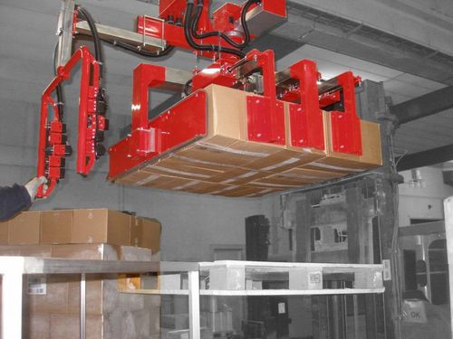 Pneumatischer Manipulator - DALMEC - elektrisch / mit Greifsystem / für Karton