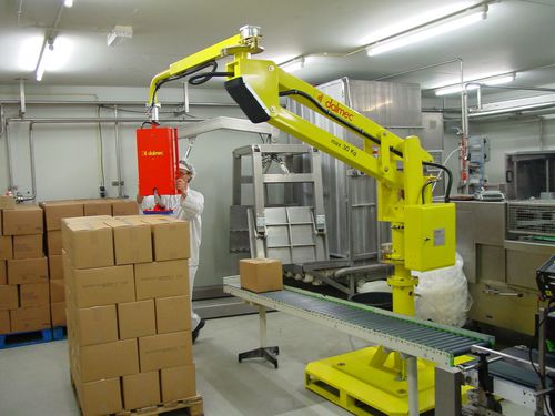 Pneumatischer Manipulator - DALMEC - elektrisch / mit Saugnapf / für Karton