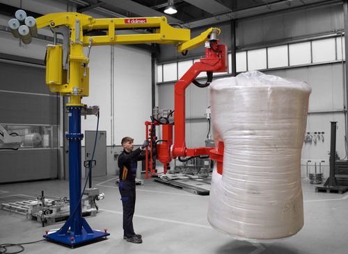 Pneumatischer Manipulator - DALMEC - servogesteuert / mit Greifsystem / Belastung