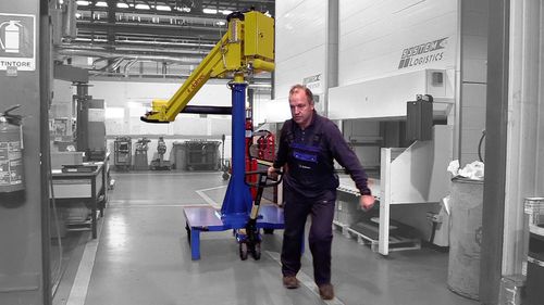 Pneumatischer Manipulator - DALMEC - elektrisch / mit Greifsystem / für Spulen-Handling
