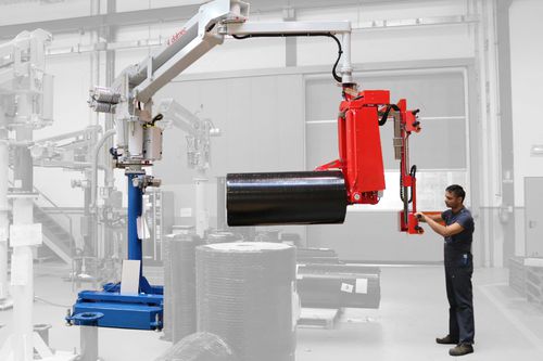 Pneumatischer Manipulator - DALMEC - mit Greifsystem / Umschlag / für Spulen-Handling