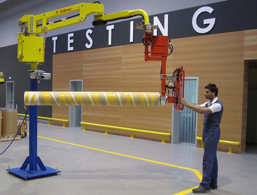 Pneumatischer Manipulator - DALMEC - elektrisch / Gabel / für Werkzeug