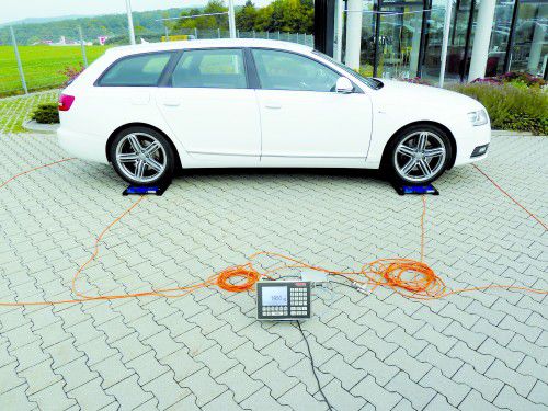 Achslastwaage für Fahrzeuge - Soehnle Industrial Solutions GmbH - tragbar