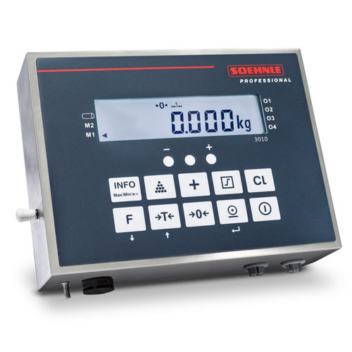 Waagenterminal mit LCD-Grafikdisplay - 3010 series - Soehnle Industrial Solutions GmbH - Benchtop / IP67 / IP40