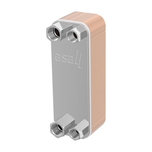 Gelöteter Plattenwärmetauscher - E - ASA technology Produktions- und Vertriebs GmbH - flüssig/flüssig / Edelstahl / kompakt