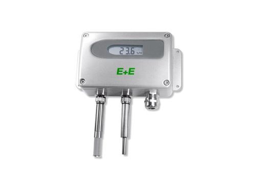 Feuchte- und Temperatursensor / mit austauschbarem Sensor - EE220 - E+E ELEKTRONIK - relativ / wandmontiert / für DIN-Schiene
