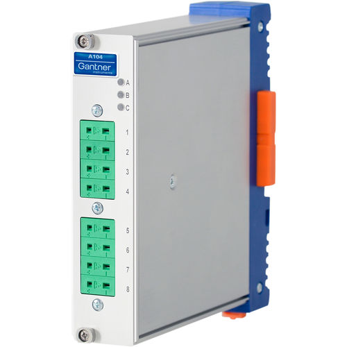 EA Modul / EtherCAT - Q.bloxx XE A104 TCK - Gantner Instruments - analog / 8 Analogeingänge / Einbau