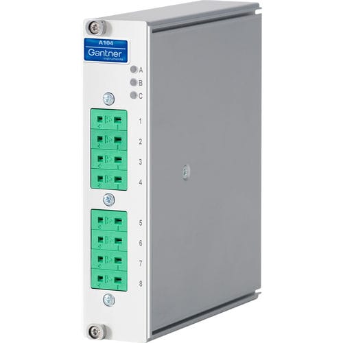 Analoges EA Modul - Q.brixx XE A104 TCK - Gantner Instruments - EtherCAT / 8 Analogeingänge / Einbau