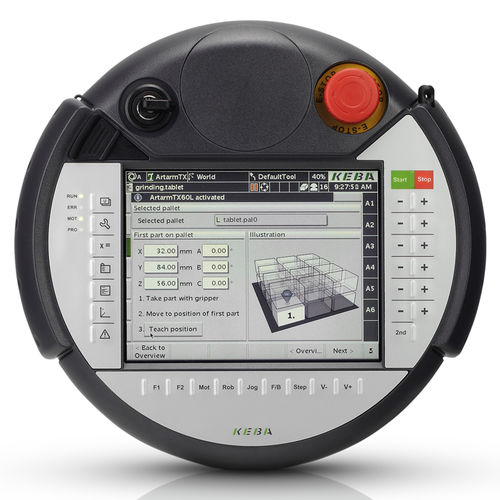 Bedienterminal mit resisitivem Touchscreen - KeTop T55 - KEBA Group AG - mit Tastatur / embedded / Handgerät