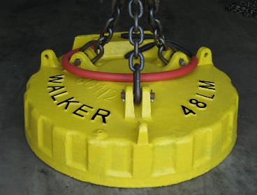 Elektrisch geschalteter Elektro-Lasthebemagnet - LM Cast series - WALKER MAGNETICS - für Schrottumschlag / für Eisenpartikel / zirkulär