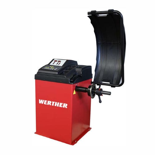 Reifenwuchtmaschine für PKW - OLIMP 2500 - WERTHER - SOLLEVAMENTO - für Motorrad / für Nutzfahrzeug / automatisch