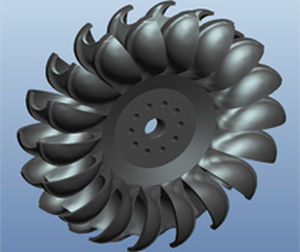 Hydraulische Turbine - Kirloskar - für Stromerzeugung / Schaufelrad / Pelton