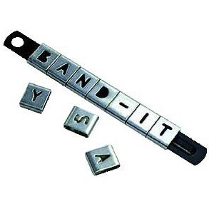 Kennzeichnungsetikett - AE0 series   - BAND-IT - Edelstahl / rechteckig