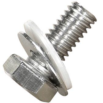 Gewindebolzen - D00299 - BAND-IT - Sechskant / Edelstahl / mit Dichtungsset