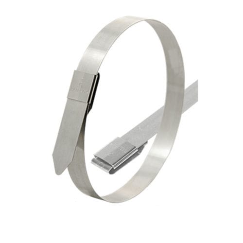 Edelstahl-Schlauchschelle - ZERON® 100 - BAND-IT - mit Zahnarretierungen / Band