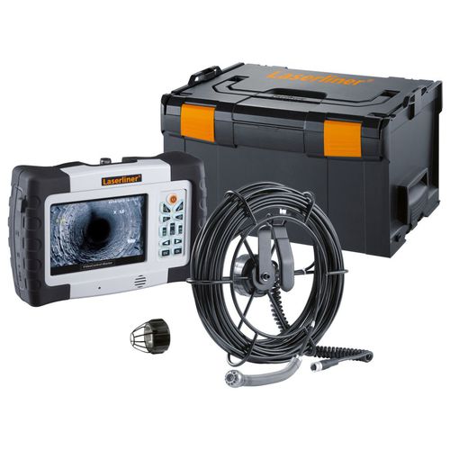 Flexibles Videoskop - PipeControlMobile set - Laserliner - zur Kanalisationsinspektion / USB / mit Speicherkarte