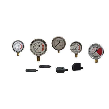 Analoges Manometer - HG series - Hi-Force Hydraulic Tools - Gewinde / mit flüssigkeitsgefüllter Rohrfeder / für Hydraulikanwendungen