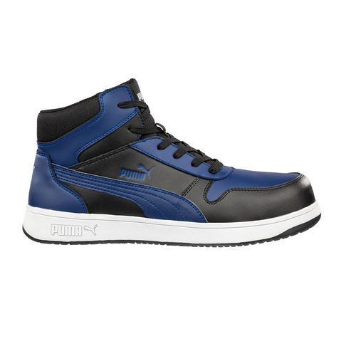 Sicherheitsschuhe für die Landwirtschaft - FRONTCOURT BLUE/BLK MID - PUMA SAFETY SHOES - für Baustelle / rutschfest / stichfest