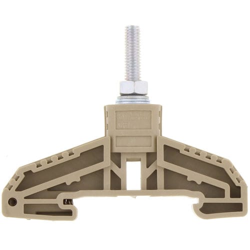 Klemmenblock auf DIN-Schiene - HSK - CONTA-CLIP Verbindungstechnik GmbH - Bolzen / Leistung / Hochstrom