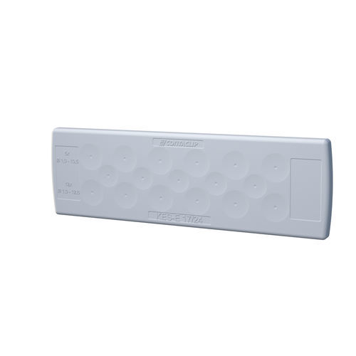 IP54-Kabeldurchführungsplatten - KES-E series - CONTA-CLIP Verbindungstechnik GmbH - für Schaltschrank / für Hygieneanwendungen