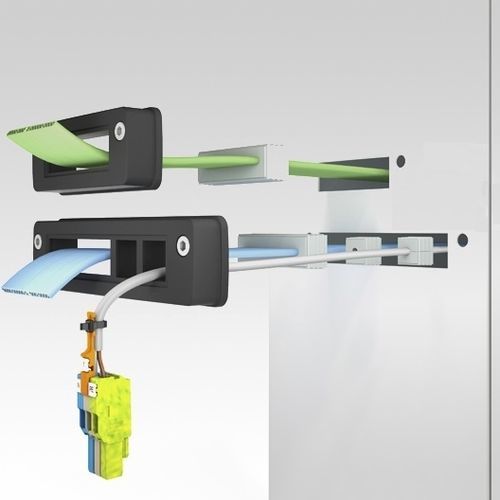 Modular-Kabeleinführung - KDS-FB series - CONTA-CLIP Verbindungstechnik GmbH - für konfektionierte und nicht-konfektioniert Leitungen