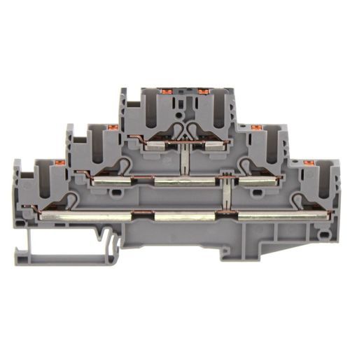 Steckbarer Klemmenblock - PIKD 2,5/SV GR - CONTA-CLIP Verbindungstechnik GmbH - Push-in / Leistung