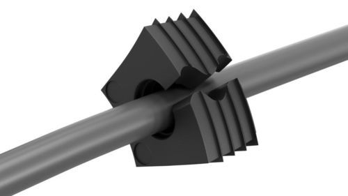 TPE-Kabeldurchführung - KDS-DE-RAIL - CONTA-CLIP Verbindungstechnik GmbH - geschlossene / teilbar / Zugentlastung