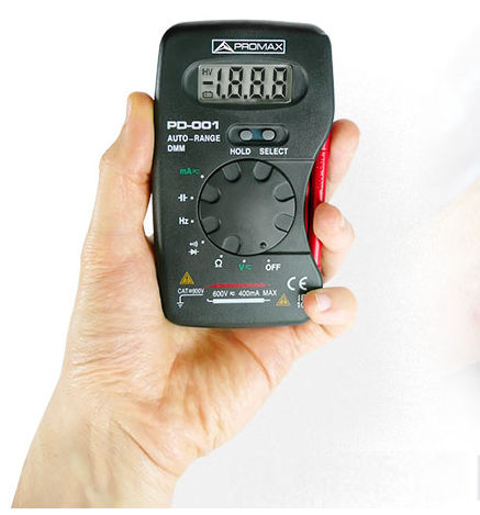 Digitales Multimeter - PD-001 - PROMAX ELECTRONICA - Taschen / 600 V
