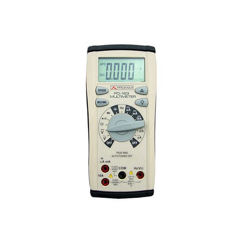 Digitales Multimeter - PD-163 - PROMAX ELECTRONICA - tragbar / 600 V / 10 A