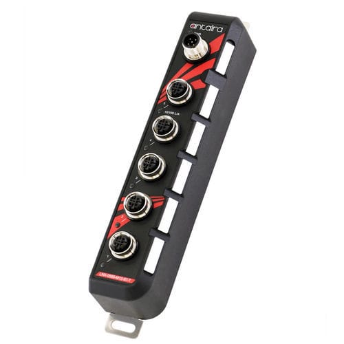 Ethernet-Switch / unmanaged - LNX-0500-M12-67 - Antaira Technologies - 5 Ports / für DIN-Schiene / wandmontiert