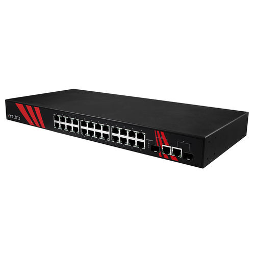 Ethernet-Switch / unmanaged - LNX-2602G-SFP-T - Antaira Technologies - 26 Ports / Gigabit-Ethernet / Standard