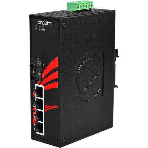 Ethernet-Switch / unmanaged - LNP-0501-ST-S3-24-T - Antaira Technologies - 5 Ports / Einbau / für DIN-Schiene