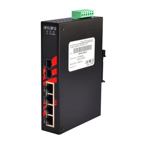 Ethernet-Switch / unmanaged - LNP-0501-M-T - Antaira Technologies - 5 Ports / Einbau / für DIN-Schiene
